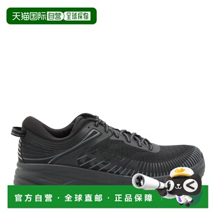 香港直邮Hoka One One 男士 M BONDI 7 黑色运动鞋 1110518BBLC