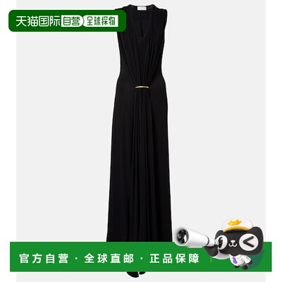 香港直邮Sportmax 斯宝麦斯 女士 垂褶长款连衣裙