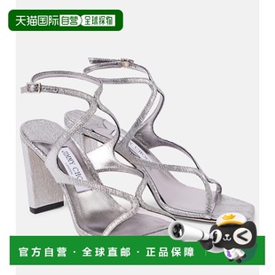 周仰杰 女士 Azie 1h可退 金属感皮质凉鞋 Choo 香港直邮Jimmy