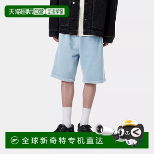 运动针织 欧洲直邮Carhartt Wip 男士 蓝色棉短裤