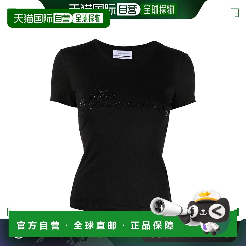 香港直邮Blumarine 蓝色情人 女士 圆领短袖T恤 2T054A