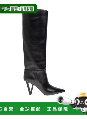 香港直邮Versace 拼接设计长筒靴 10205501A06986范思哲