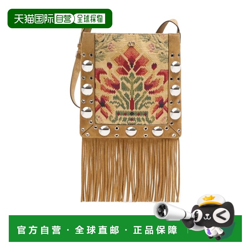 香港直邮Valentino 流苏提花面料单肩包 YB0R33JXK