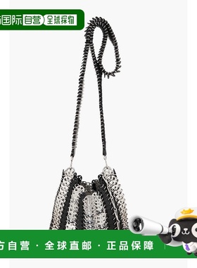 1h可退 香港直邮Rabanne 女士 1969 链甲皮革挎包 24ESS0469CLF19