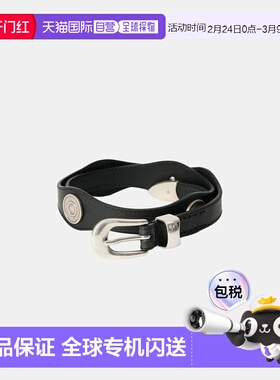 1h可退 香港直邮Our Legacy 女士 Ceinture 波浪纹腰带 A4258WSBl