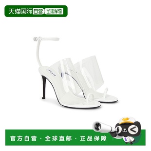香港直邮Alaia 女士 不对称凉鞋 AA3S116CK299 white白色 舒适时