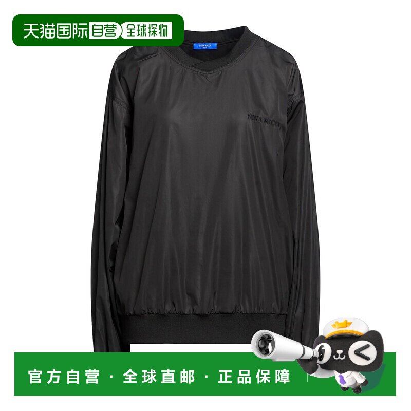1h可退 香港直邮Nina Ricci 莲娜丽姿 女士 运动衫 black黑色 舒