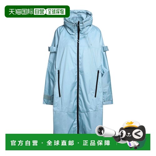 香港直邮adidas 阿迪达斯 女士 长款夹克 blue蓝色 舒适时尚外套