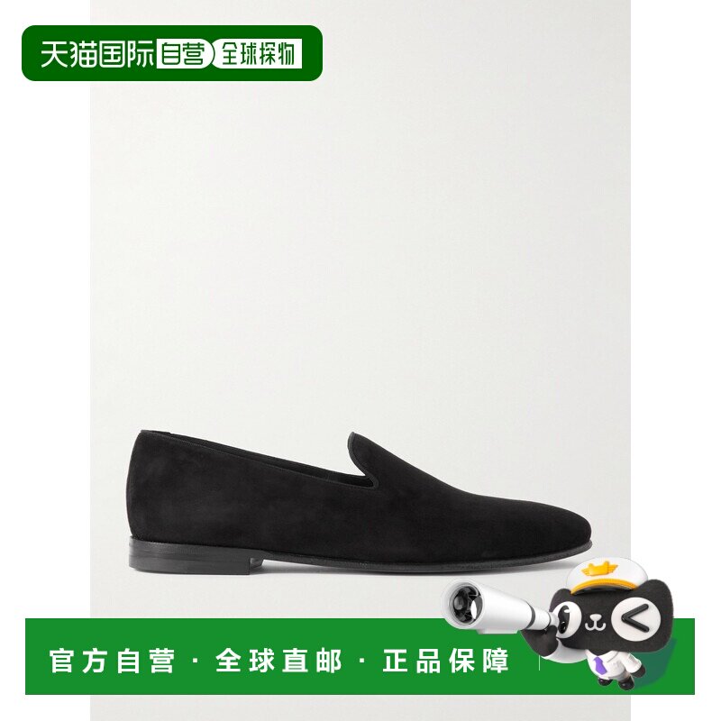 1h可退 MANOLO BLAHNIK 莫罗 伯拉尼克 男士 Mario 绒面男鞋