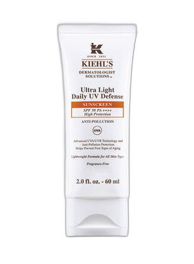 欧洲直邮Kiehl's/科颜氏清爽防晒隔离乳液60ML正品