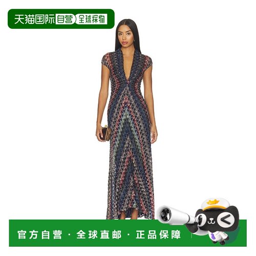 香港直邮MISSONI 米索尼 女士 长款连衣裙包臀裙 DS26WG2H长裙