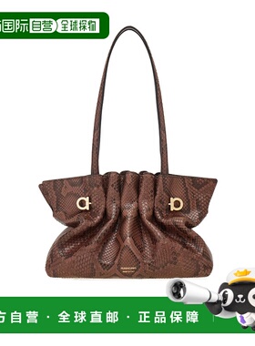 香港直邮Salvatore Ferragamo Gancio别针小号单肩包 21A098