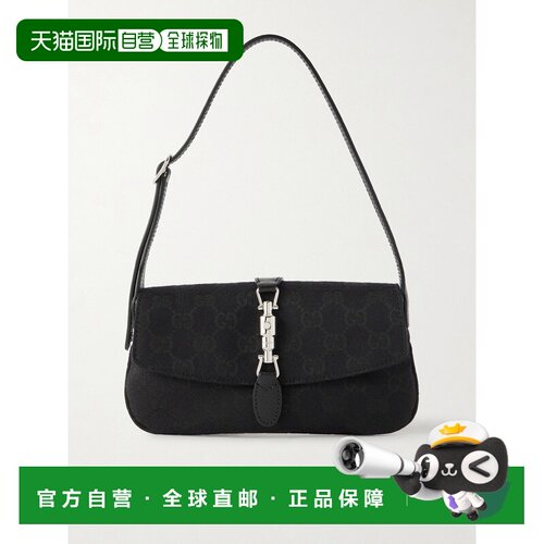 美国直邮Gucci 古驰 女士 Jackie 1961 canvas-jacquard 迷你皮革