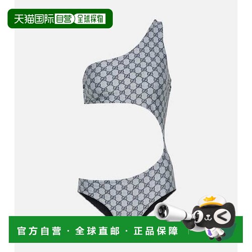 1h可退 香港直邮Gucci古驰GG女士连体泳衣