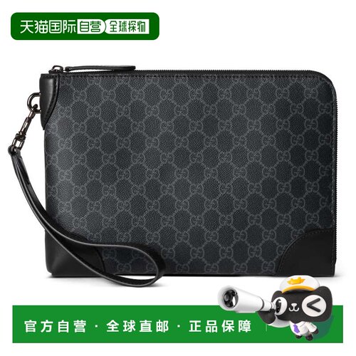 香港直邮Gucci 古驰 男士 GG Emblem系列小号商务包 821156FAD6M