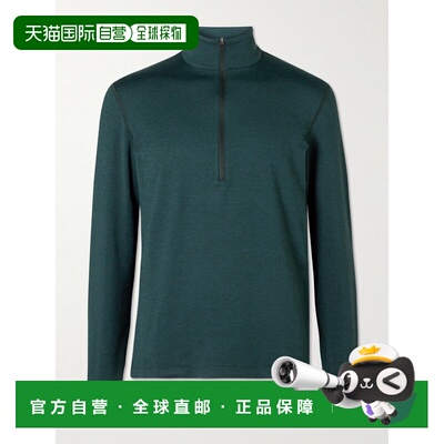 1h可退 香港直邮Lululemon 男士 Recycled-Jersey 修身弹力半拉链