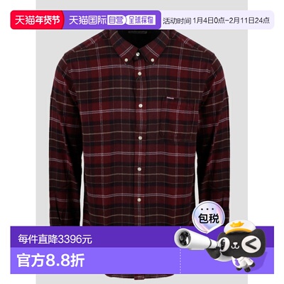 1h可退 香港直邮barbour 巴伯尔 男士 kyeloch 衬衫 MSH5014MSHR