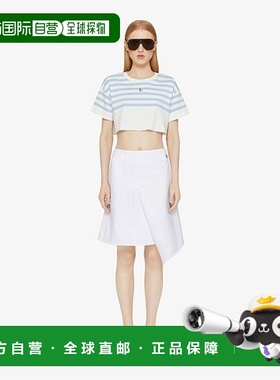 香港直邮Givenchy 条纹圆领T恤 BW70EF3YNG