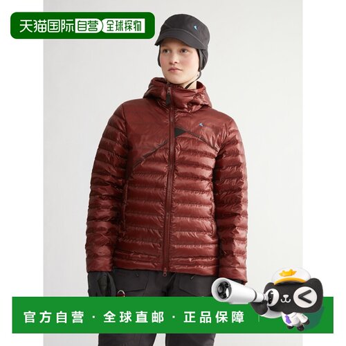 自营欧洲直邮Klattermusen攀山鼠 Lopt女士砖红色尼龙鹅绒连帽夹