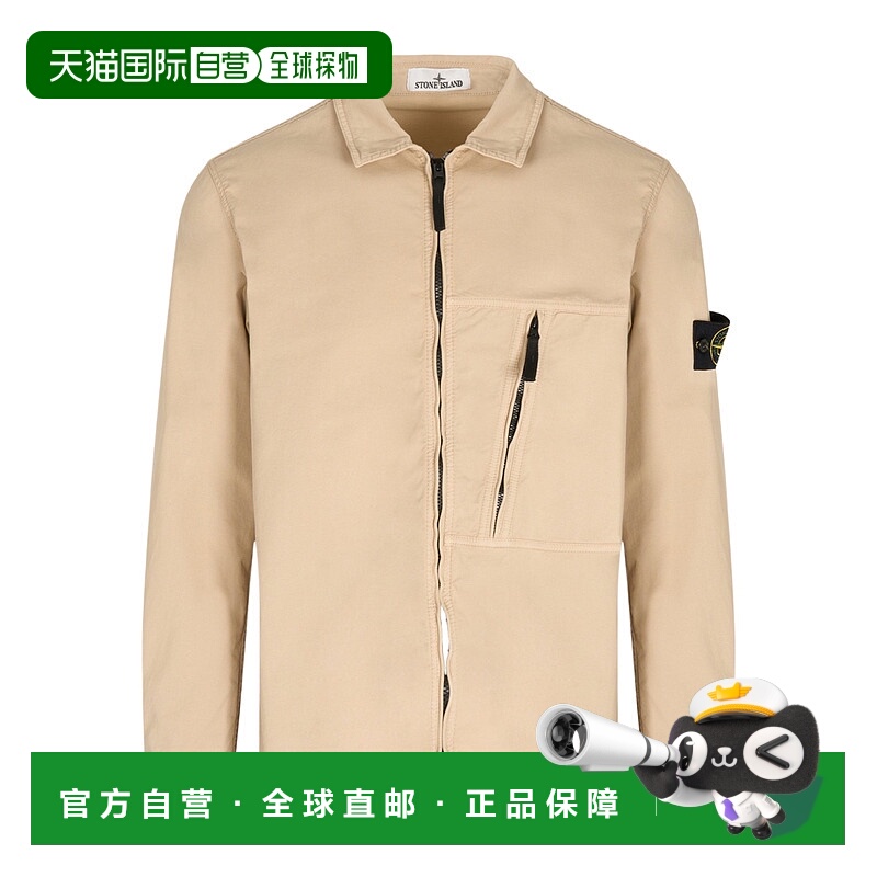 香港直邮Stone Island 拉链衬衫夹克 K2S151200003S0010