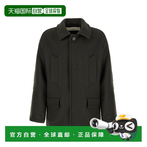 1h可退 香港直邮Ami Paris 男士夹克 HCO456WV0078020 AW2025 黑