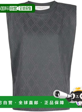 1h可退 香港直邮GOLDEN GOOSE 女士 无袖圆领T恤 GWP01449P001446