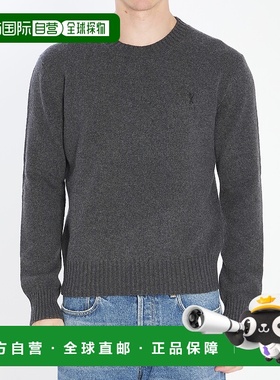 1h可退 香港直邮Ami Paris 男士 Ami de Coeur 圆领毛衣 HKS83000