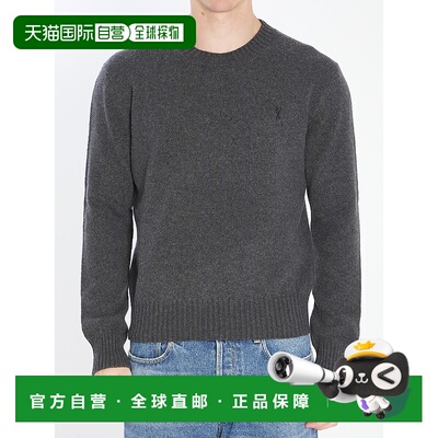 1h可退 香港直邮Ami Paris 男士 Ami de Coeur 圆领毛衣 HKS83000