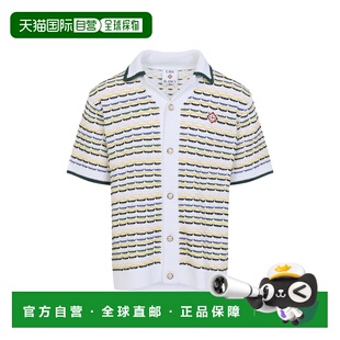 褶裥缝线衬衫 男士 MSP26KW120901MUL 香港直邮Casablanca 1h可退