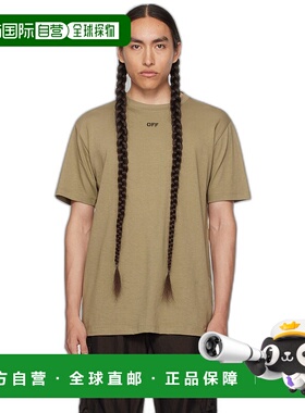 香港直邮Off-White 男士 圆领T恤 OMAA027F23JER008短袖纯棉