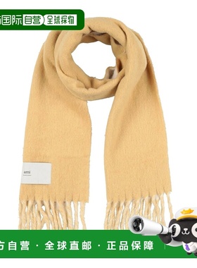 香港直邮Ami Paris 女士 Foulards 围巾 beige米色 舒适时尚