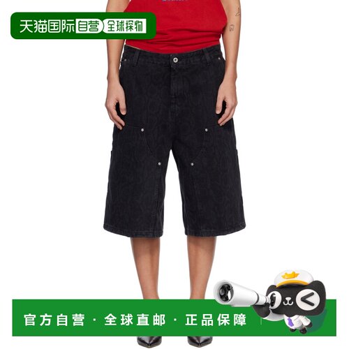香港直邮CARHARTT WIP 女士 黑色 Snake Nixon Double Knee 牛仔
