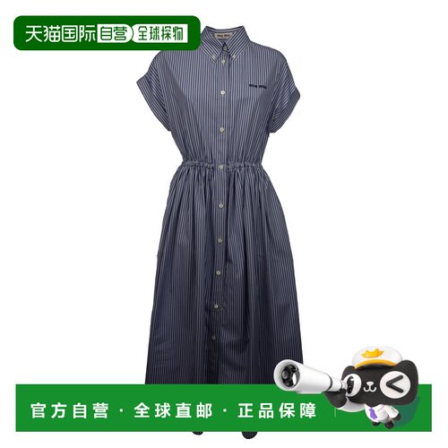 香港直邮MIU MIU 女士连衣裙 MF6446195DF098Z AW2026 蓝色 ABITI
