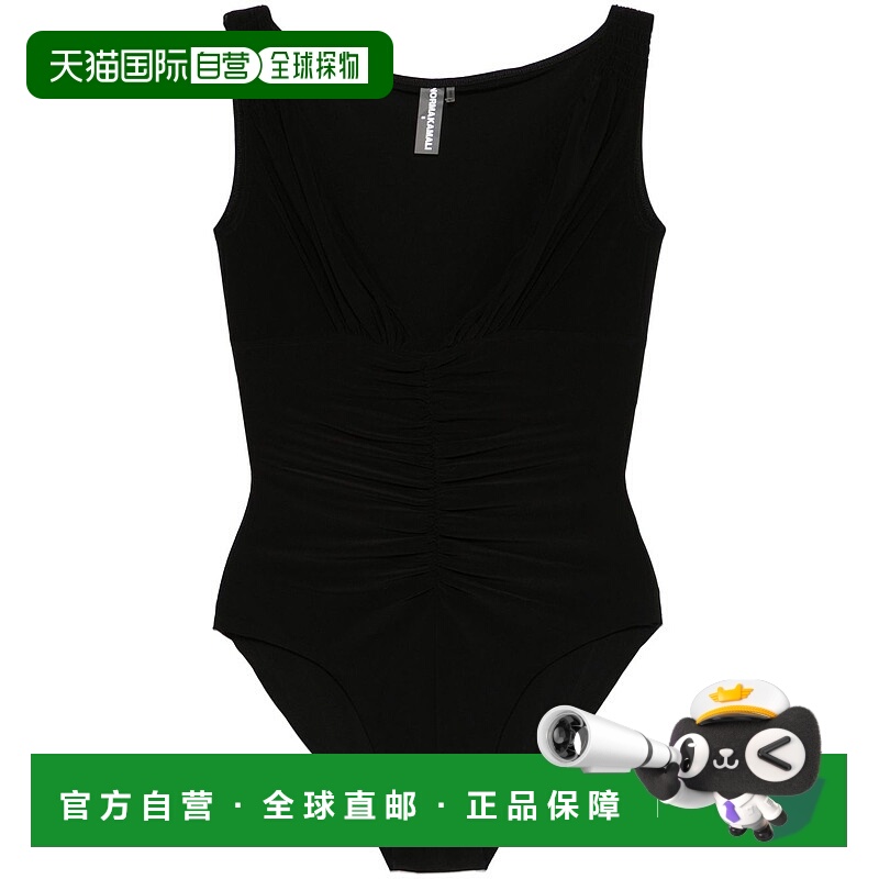 香港直邮NORMA KAMALI 诺玛 卡玛丽 女士 褶皱前襟连体衣 KK424XP