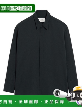 1h可退 香港直邮Ami Paris 女士 羊毛衬衫 FSH782WV0067 grey灰色