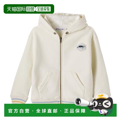 香港直邮Bonpoint 女童 Elroy 棉质针织拉链连帽衫童装