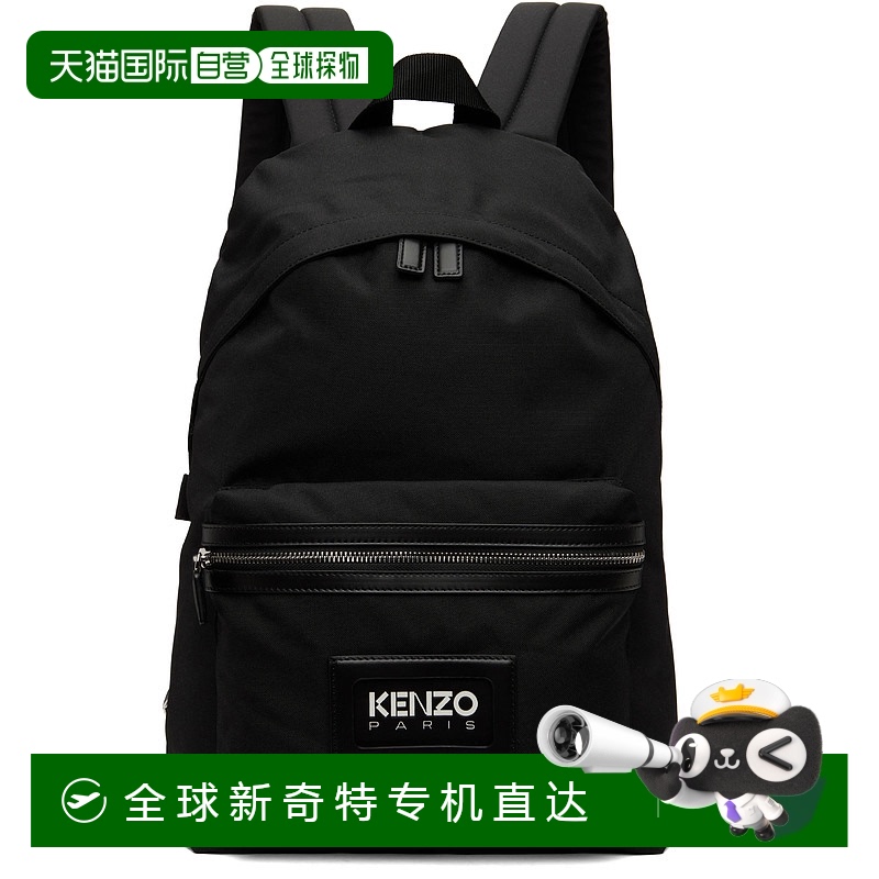 1小时内可退香港直邮Kenzo高田贤三男士黑色 Paris graphy双