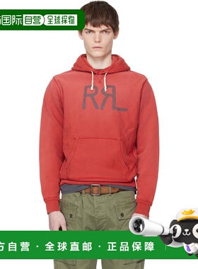 香港直邮ralph lauren rrl 拉夫 劳伦RRL 男士 红色 Ranch Logo