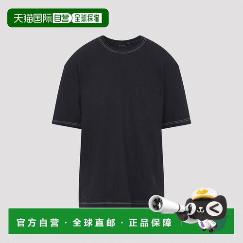 1h可退 香港直邮LEMAIRE 男士T恤 TS0010LJ1010BR498 CO 蓝色 BOX