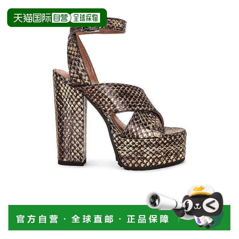 1h可退 香港直邮Alaia 女士 防水台凉鞋 AA3S070CK180 舒适时尚