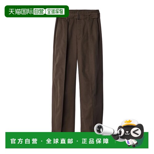 香港直邮LEMAIRE 女士休闲裤 PA1317LF1620BR516 AW2026 棕色