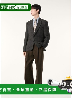 自营欧洲直邮Loro Piana 男士蓝色羊绒夹克外套男装