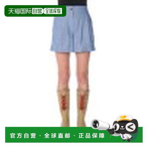香港直邮MONCLER 女士短裤 982B00001596RS715 SS2026 蓝色