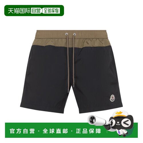 香港直邮Moncler 抽绳泳裤 L10912C000025985M泳衣