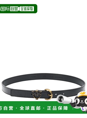 1h可退 香港直邮Pinko 品高 女士 黑色皮带 102820A2X6 black黑色