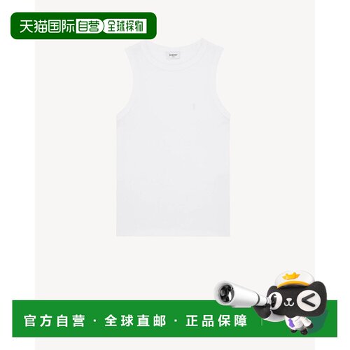 1h可退 香港直邮SAINT LAURENT 女士T恤 867125Y38BD9000BLANC SS