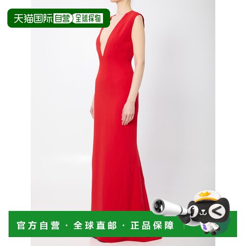 香港直邮SOLACE LONDON 女士连衣裙 SS2026 OS47005RED红色长裙