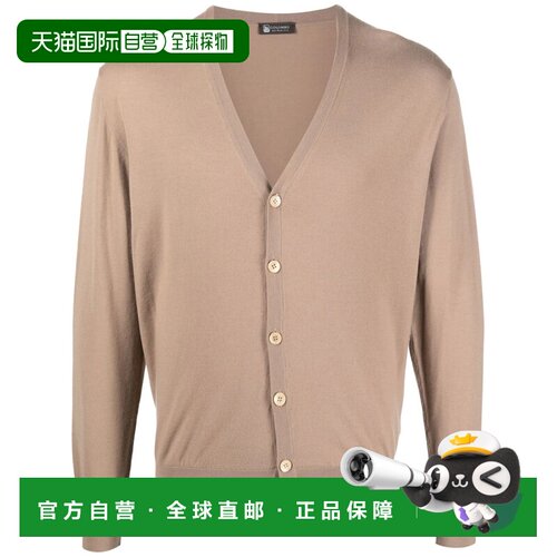 香港直邮Colombo 男士针织衫  AW2022 M3416X83094驼色开衫