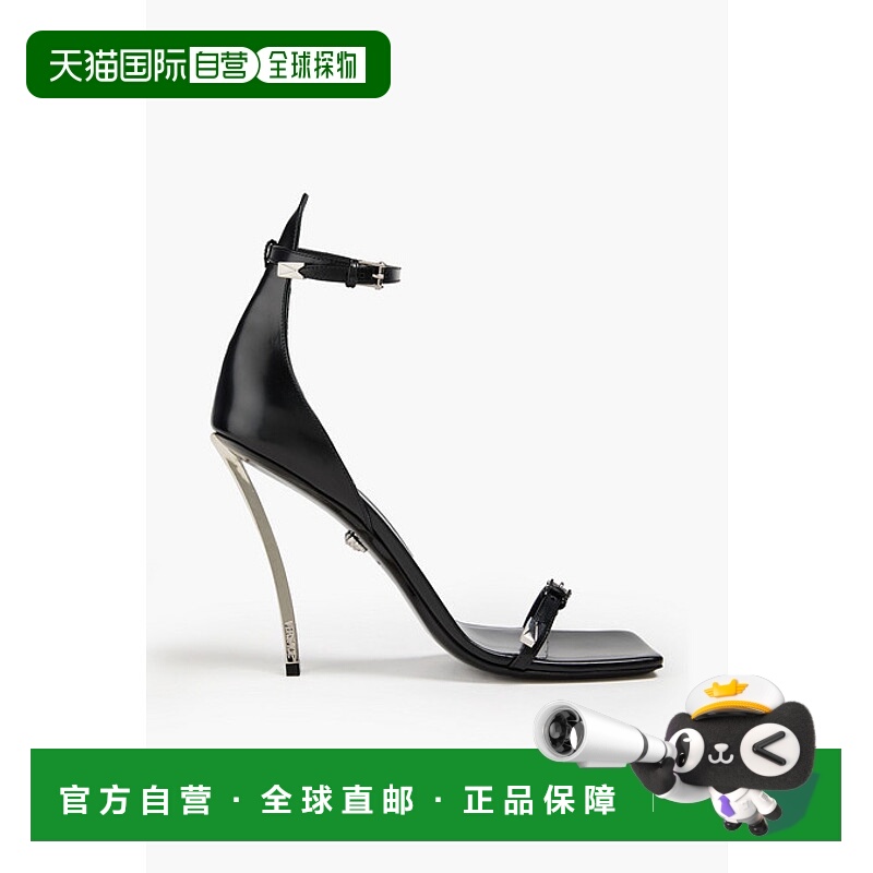 1h可退 香港直邮Versace 范思哲 女士 Pin-Point 皮质凉鞋 101100