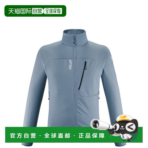 自营欧洲直邮Millet觅乐 LOKKA III 男士抓绒衣 蓝色夹克